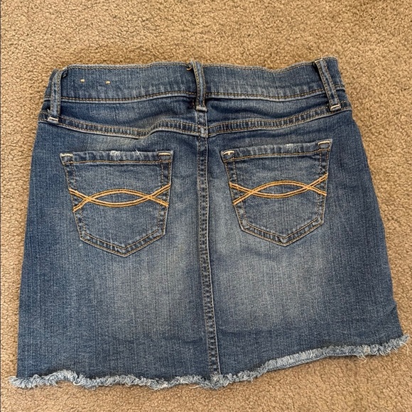 Abercrombie Kids Blue Distressed Mini Skirt Casual - Picture 5 of 6